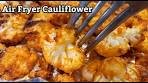 Air Fryer Cauliflower | Roasted Garlic Parmesan Cauliflower in ...