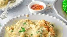 Air Fryer Creamy Garlic Parmesan Chicken