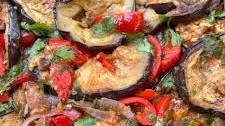 Ajapsandali (Georgian Eggplant and Bell Pepper Stew)