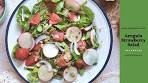 Arugula Strawberry salad | Strawberry rocket salad | Summer ...