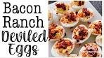 Bacon Ranch Deviled Eggs