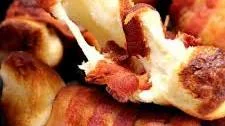 Bacon Wrapped Cheese Bombs