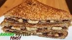 Banana Nutella Bread Toast Recipe-Bread Toast With ...