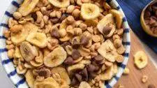 Banana Peanut Butter and Chocolate Trail Mix