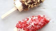 Banana Popsicles