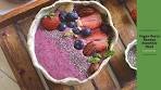 Berry Banana Smoothie Bowl | Vegan Smoothie Bowl | Vegan ...