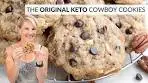 Big Beautiful KETO COWBOY COOKIES! Perfect chewy crisp ...