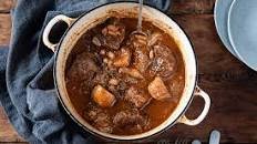 Braised ox cheek recipe w/ flageolet beans & turnip