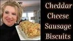 Cheddar Cheese Sausage Biscuits! Quick, Simple & Delicious!