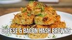 Cheese and Bacon Hash Brown Bites | How To Make Recipe
