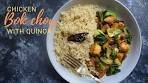 Chicken Bok Choy Stir Fry Recipe with Quinoa
