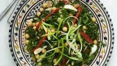 Chickpea and silverbeet salad