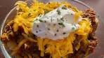 Chili Cheese Baked Potatoes | Air Fryer #fyp #subscribe ...