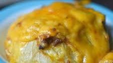 Chili Cheese Stuffed Vidalia Onions