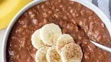 Chocolate Banana Oatmeal