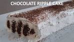 Chocolate Ripple Cake | No bake cake | Easy cake recipe