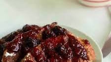Cibatta French Toast with Raspberry Preserves