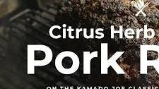 Citrus Herb Crusted Pork Roast