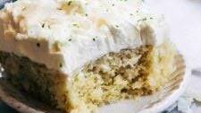 Coconut Soaked Lime Cake