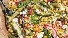 Corn and Okra Salad