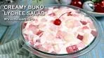 Creamy Buko Lychee Salad Recipe | How to make Buko ...