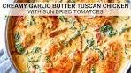 Creamy Garlic Butter Tuscan Chicken Recipe 🇮🇹| Easy ...