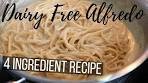Creamy Vegan Alfredo with 4 Ingredients (Dairy-Free Vegan ...
