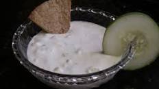 Cucumber Yogurt Dip With Greek Pita Chips