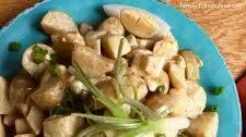 Curried potato and egg salad (Coronation potato salad)