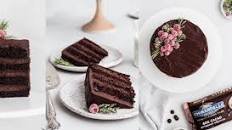 Dark Chocolate Mousse Cake