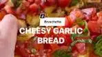 Delicious Cheesy Garlic Bread Bruschetta Recipe