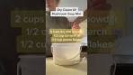 Dry Cream Of Mushroom Soup Mix #shorts