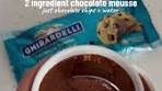 Easy 2-Ingredient Chocolate Mousse Recipe with Ghirardelli ...