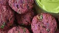 Easy Baked Purple Sweet Potato Fritters