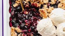 Easy Blueberry Crisp