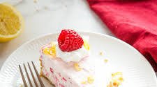 Easy No Bake Lemon Raspberry Cheesecake