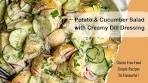 Easy Potato and Cucumber Salad with Creamy Dill Dressing