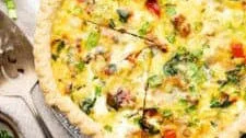 Easy Sausage and Veggie Breakfast Quiche