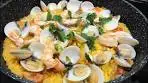 Easy Seafood Yellow Rice Paella Style