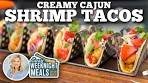 Easy Weeknight Meal: Creamy Cajun Shrimp Tacos ...