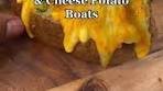 Flashback to these Loaded Broccoli & Cheese Potato Boats ...