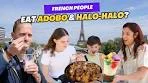 French People discover ADOBO & HALO-HALO in Paris ...