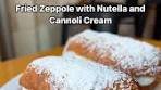 Fried Zeppole with Nutella and Cannoli Cream #zeppole ...