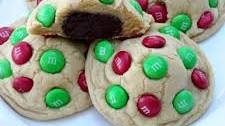 Fudge Stuffed M&M Cookies