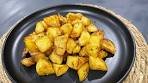 Garlic-butter air fryer potatoes recipe