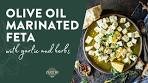 Garlic, Herb and Olive Oil Marinated Feta