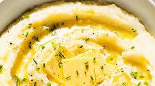 Garlic Mashed Potatoes with Garlic Butter