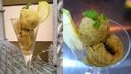 Green apple and mint sorbet