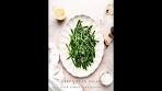 Green bean salad with lemon vinaigrette
