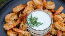 Grilled Buffalo Shrimp with Zesty Ranch